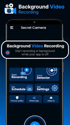 Background Video Recorder android App screenshot 3